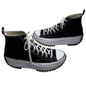 Converse Chuck Taylor Black/White High 166800C Athletic Shoes Sz‎ M 12 W 13.5